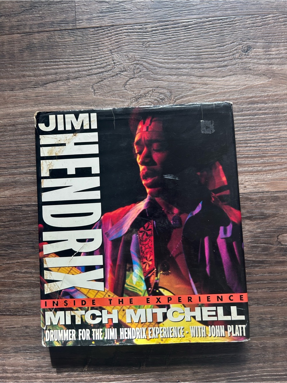 Jimi Hendrix Mitch Mitchell Inside The Experience Book - Colorful Cover